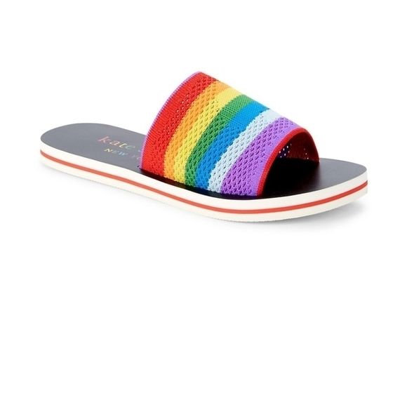 kate spade Shoes - kate spade new york Spectrum Rainbow Sandals size 7 new in box